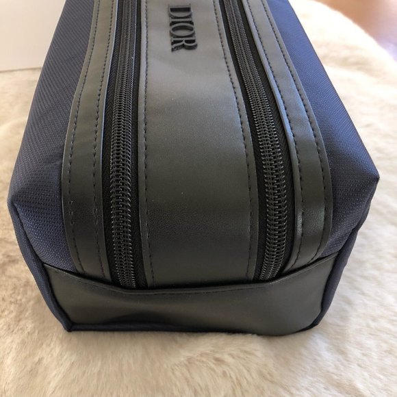 Dior Bags Dior Navy Black Toiletry Bag Drop Kit Pouch Travel Case